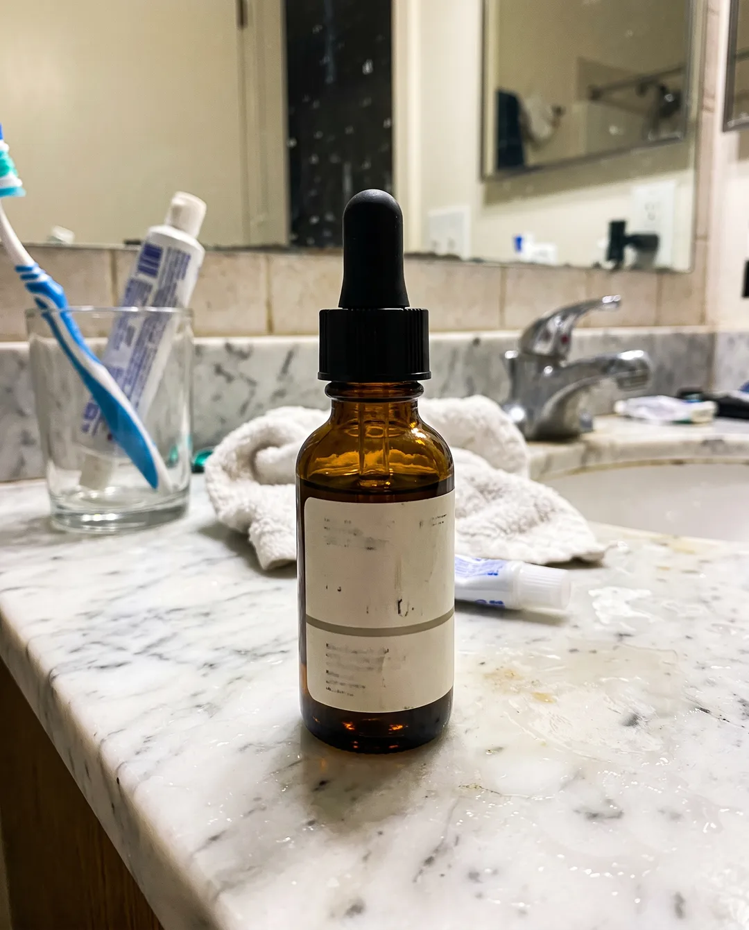 Antes — produto cru